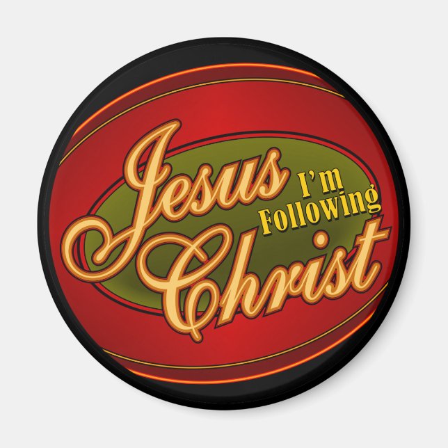 I'm Following Jesus Christ Magnet (Front)