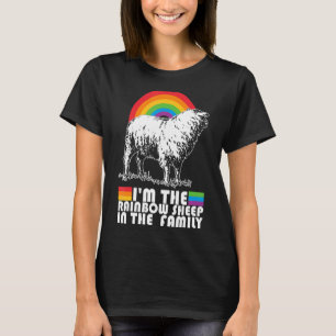 I'm For Rainbow Sheep In The Family Lgbtq Pride T-Shirt