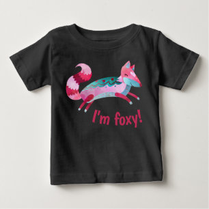 I'm foxy cute watercolor baby T-Shirt