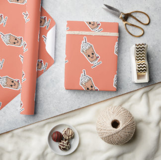 I'm Frappe-tastic | Frappe with whipped cream Wrapping Paper