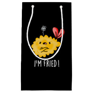 I'm Fried Funny Tempura Sushi Pun Dark BG Small Gift Bag