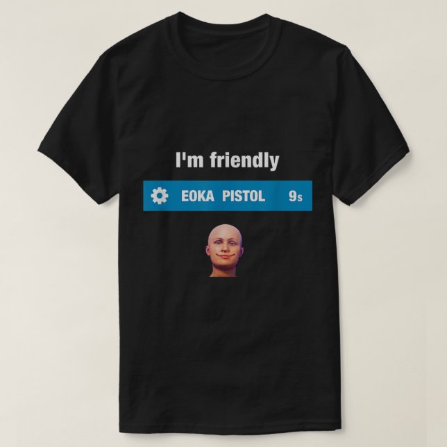 Im friendly play rust game eoka crafting design  T-Shirt (Design Front)