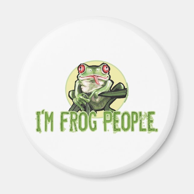 I'm Frog People. Magnet (Front)