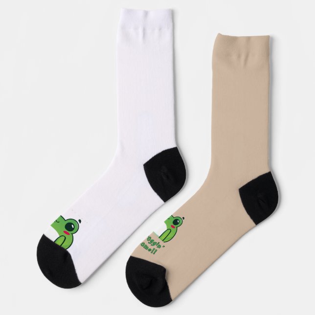 "I'm Froggin' Awesome!!" Crew Socks (Left)