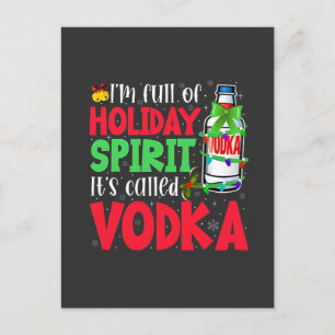 I'm Full of Holiday Spirit, It's Called Vodka Xmas