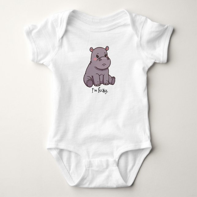 I'm fussy baby bodysuit (Front)
