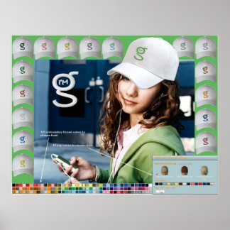 I'm G  Caps Poster from I'm G Clothing