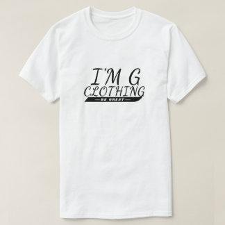 I'm G Clothing Cursive T-Shirt