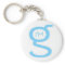 I'm G Keychain with Lt. Blue Logo