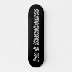 I'm G Skateboards - Chalk Script
