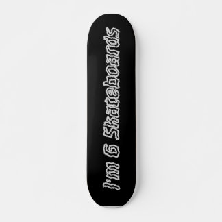 I'm G Skateboards - Chalk Script