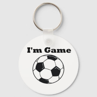I'm Game (Soccer/football) Key Ring