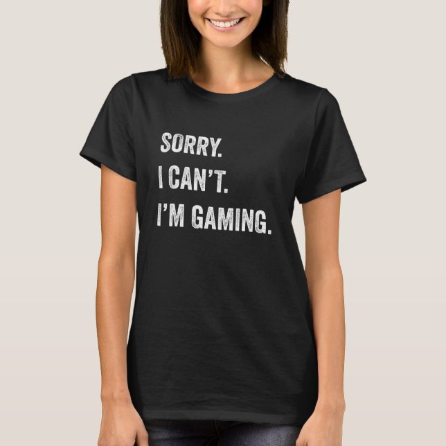 I'm Gaming Video Games Gamer for Boys Teen Men 1 T-Shirt (Front)