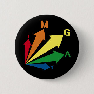 i'm gay 6 cm round badge