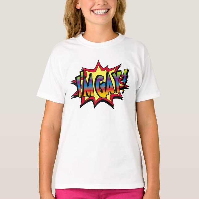 I'm Gay Burst T-Shirt (Front)