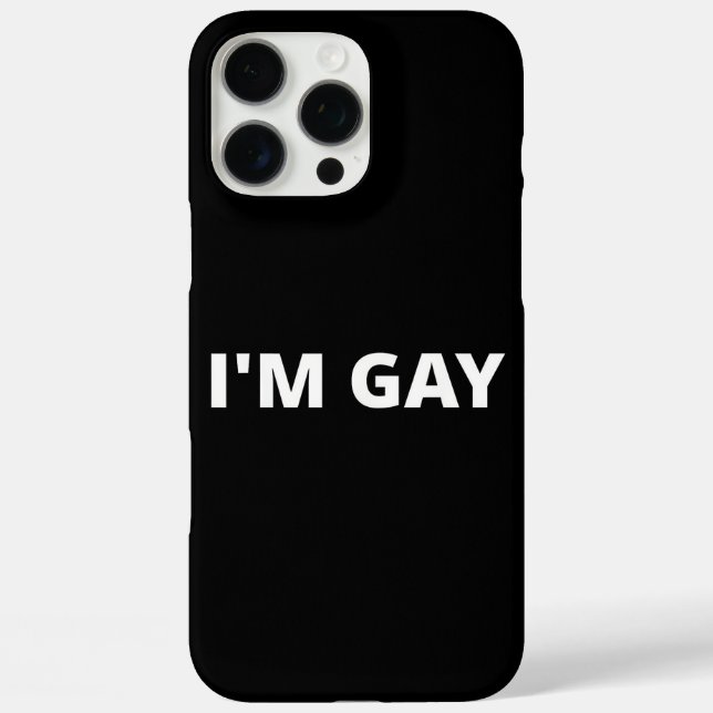 I'm Gay Case-Mate iPhone Case (Back)