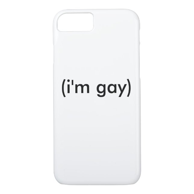 (i'm gay) iPhone 7 case (Back)
