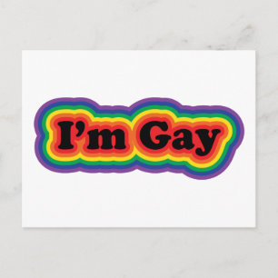 I'm Gay Postcard