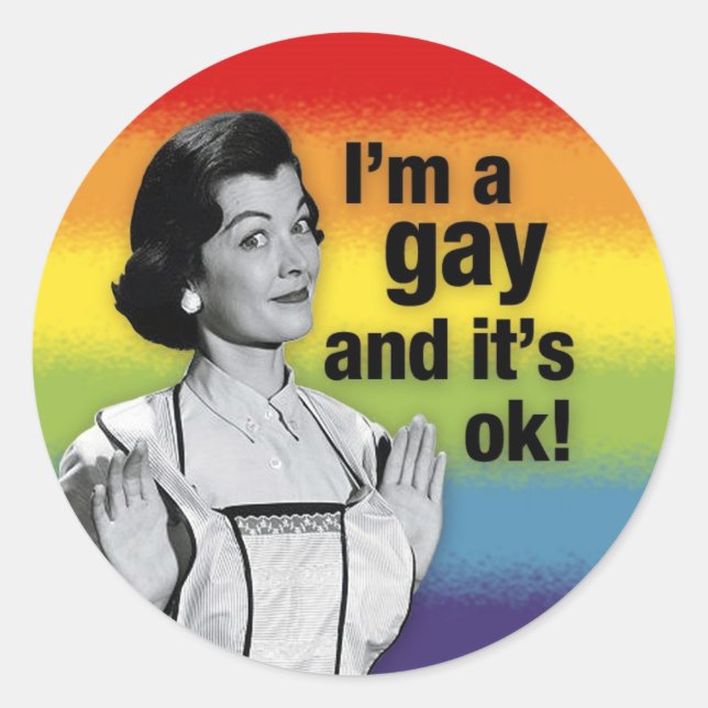 I'm GAY - Stickers (Front)
