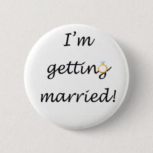 'I'm getting married!' Standard Badge