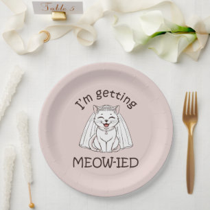 I'm Getting Meow-ied! Paper Plate