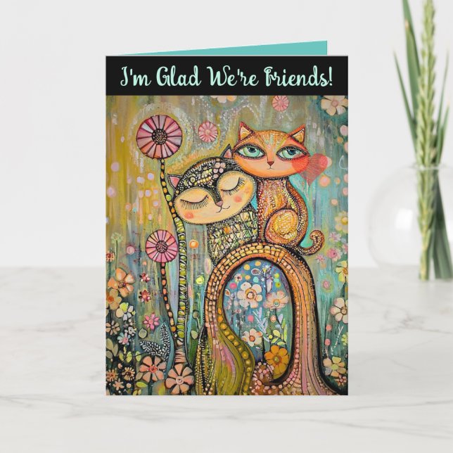 I'm Glad We're Friends Valentine's Day Card (Front)