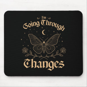 I'm Going Through Changes, Vintage Gothic Bat  Mouse Mat