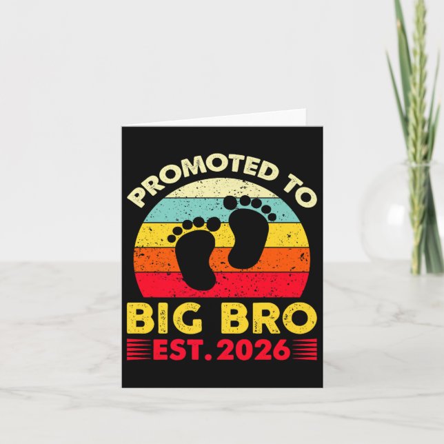 Im Going To Be A Big Brother 2026 Promoted To Big  Card (Front)