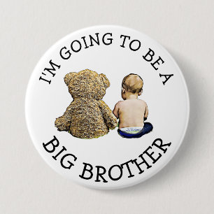 I'm going to be a Big Brother Announcement 7.5 Cm Round Badge