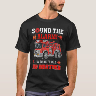 I'm going to be a big brother  Firetruck baby reve T-Shirt