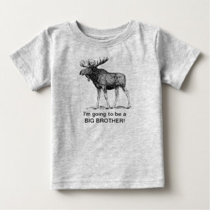 I'm going to be a big brother!! (MOOSE) Baby T-Shirt
