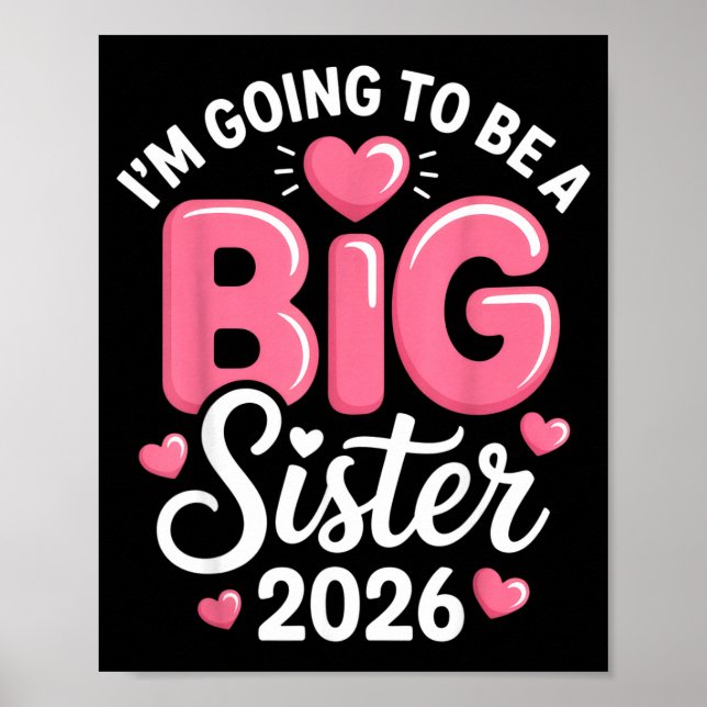 I'm Going To Be A Big Sister 2026 Announcement For Poster (Front)