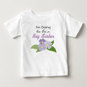 I'm going to be a Big Sister Announcement Dress Baby T-Shirt