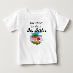 I'm going to be a Big Sister Announcement Dress Baby T-Shirt