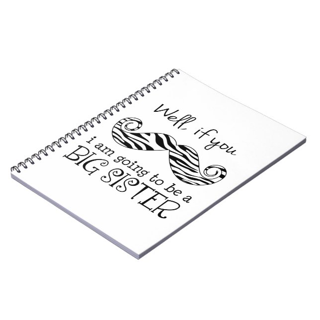 I'm Going to be a Big Sister Notebook (Left Side)