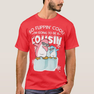 I'm Going to be a Cousin Penguin Pregnancy Reveal T-Shirt