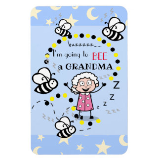 I'm going to be a Grandma Blue Magnet