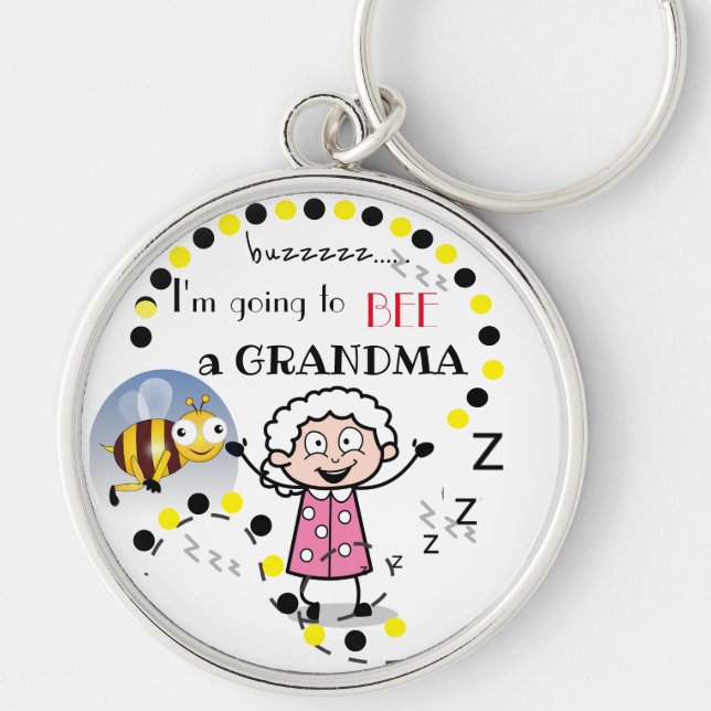 I'm Going to be a Grandma Keychain (Front)