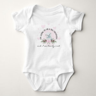 I'm Going to be Big Brother Pregnancy Reveal Photo Baby Bodysuit