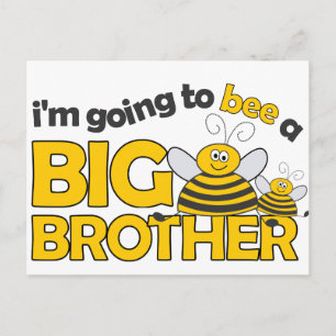 I'm Going to BEE a Big Brother T-shirt Postcard