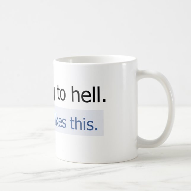 I'm going to hell coffee mug (Right)