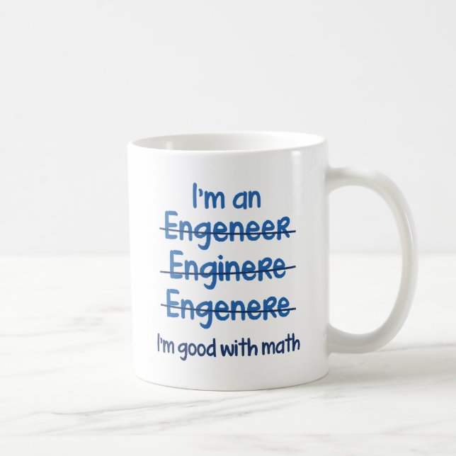 I'm Good With Math Coffee Mug (Right)