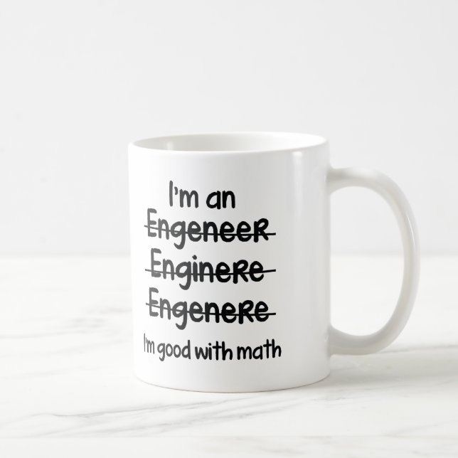 I'm Good With Math Coffee Mug (Right)