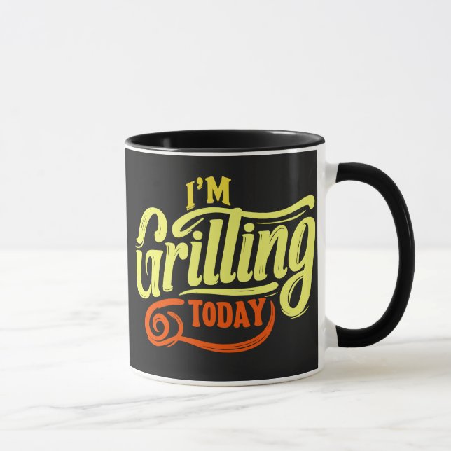 I'm grilling today travel mug (Right)