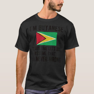 I'm Guyanese Flag Guyana Guyanese Roots T-Shirt