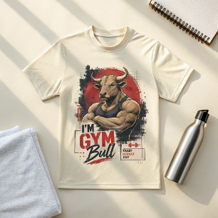 I'm Gym Bull T-Shirt Strength Training Workout T