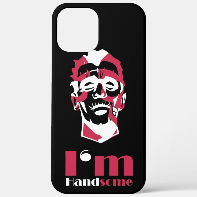I'm handsome abstract face Case-Mate iPhone case (Back)