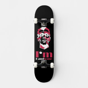 I'm handsome abstract face Case-Mate iPhone case Skateboard