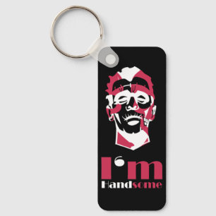 I'm handsome abstract face Case-Mate iPhone case T Key Ring