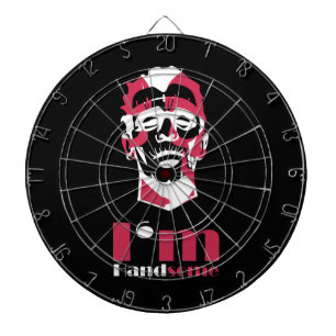 I'm handsome abstract face dartboard